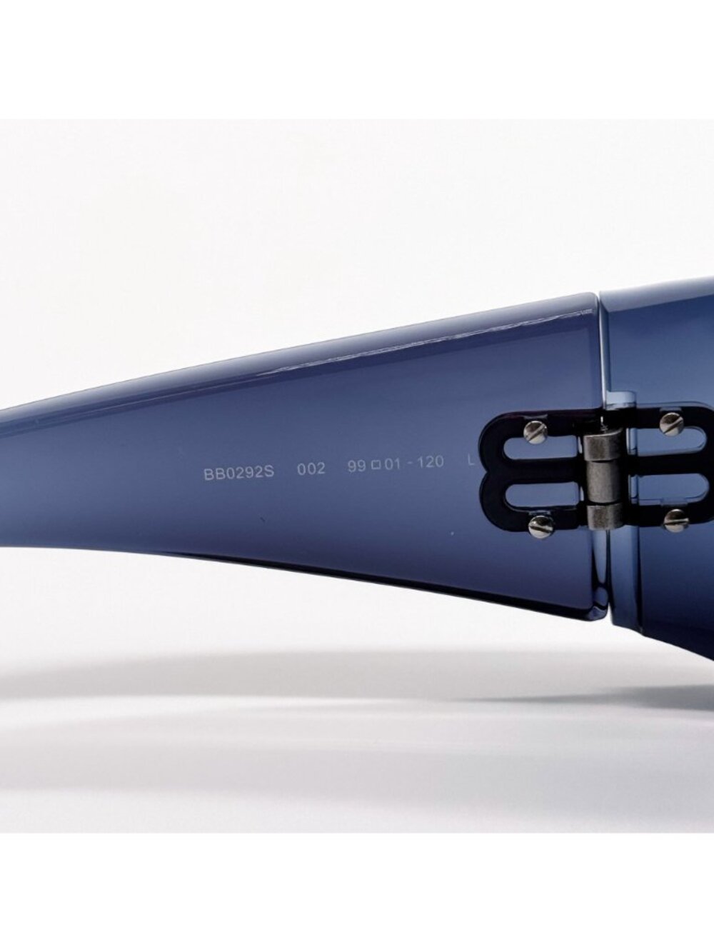 NEW BALENCIAGA BB0292S 002 SUNGLASSES BLUE UNISEX GEOMETRIC EYEWEAR BALENCIAGA - Picture 9 of 10